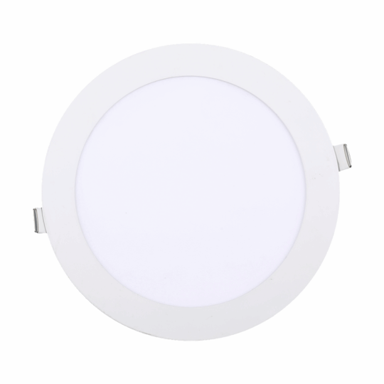 Painel LED Alumínio Redondo de Embutir